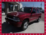 2003 Dark Cherry Red Metallic Chevrolet Blazer LS 4x4 #38076416