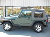 2003 Shale Green Metallic Jeep Wrangler Sport 4x4 #38076927