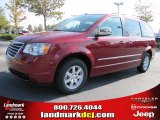 2010 Deep Cherry Red Crystal Pearl Chrysler Town & Country Touring #38076276