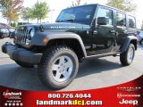 2011 Natural Green Pearl Jeep Wrangler Unlimited Rubicon 4x4 #38076295
