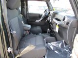 2011 Jeep Wrangler Unlimited Rubicon 4x4 Black Interior