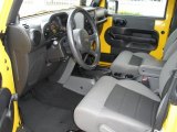 2008 Jeep Wrangler X 4x4 Trail Tek Dark Khaki/Medium Khaki Interior