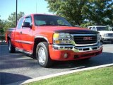 2003 Fire Red GMC Sierra 1500 SLE Extended Cab #38077120