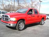 2005 Flame Red Dodge Ram 1500 SLT Quad Cab #38077135