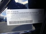 2011 Audi A4 2.0T quattro Avant Info Tag