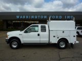 2001 Oxford White Ford F250 Super Duty XL SuperCab 4x4 Chassis #38169867