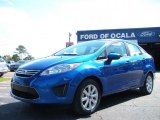 2011 Blue Flame Metallic Ford Fiesta SE Sedan #38169584