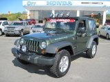 2008 Jeep Green Metallic Jeep Wrangler Rubicon 4x4 #38169882