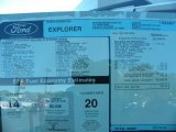 2010 Ford Explorer Eddie Bauer Window Sticker