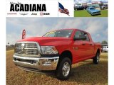 Flame Red Dodge Ram 2500 in 2010