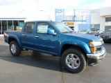 2011 Aqua Blue Metallic Chevrolet Colorado LT Crew Cab 4x4 #38229917