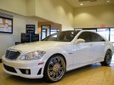 2009 Arctic White Mercedes-Benz S 63 AMG Sedan #38229730