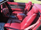 1990 Buick Reatta Convertible Red Interior
