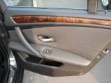 2009 BMW 5 Series 528i Sedan Black Interior