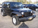 Black Jeep Wrangler Unlimited in 2007