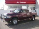 2001 Dark Garnet Red Pearl Dodge Ram 1500 SLT Club Cab 4x4 #3810689