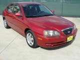 2004 Crimson Dark Red Hyundai Elantra GLS Sedan #38276738