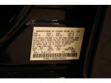 2005 Nissan Altima 3.5 SE Info Tag