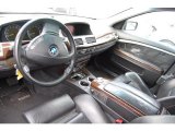 2004 BMW 7 Series 745Li Sedan Black/Black Interior