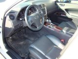 2008 Lexus IS 250 AWD Black Interior