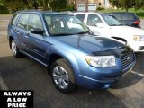 2008 Newport Blue Pearl Subaru Forester 2.5 X #38276333