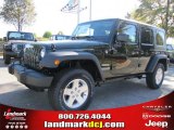2011 Natural Green Pearl Jeep Wrangler Unlimited Sport 4x4 #38276596