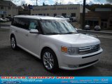 White Platinum Metallic Tri-Coat Ford Flex in 2011