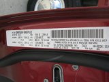 2011 Ram 3500 HD Color Code for Deep Cherry Red Crystal Pearl - Color Code: PRP