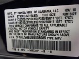 2011 Odyssey Color Code for Crystal Black Pearl - Color Code: NH731P
