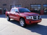 2008 Inferno Red Crystal Pearl Dodge Dakota Big Horn Crew Cab 4x4 #38341843