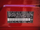 2007 IS Color Code for Matador Red Mica - Color Code: 3R1