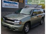 2004 Silver Green Metallic Chevrolet TrailBlazer LS 4x4 #38342238