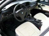 2008 BMW 3 Series 328xi Sedan Black Interior