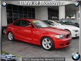2009 Crimson Red BMW 1 Series 128i Coupe #38342296