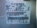 2011 Edge Color Code for Ingot Silver Metallic - Color Code: UX