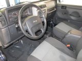 2006 Jeep Wrangler Sport 4x4 Golden Eagle Dark Slate Gray Interior