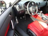 2009 Audi TT 3.2 quattro Coupe Magma Red Interior
