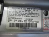 2009 Nissan 370Z Sport Touring Coupe Info Tag