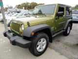 2008 Rescue Green Metallic Jeep Wrangler X 4x4 #38413362