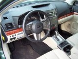 2010 Subaru Outback 2.5i Limited Wagon Warm Ivory Interior