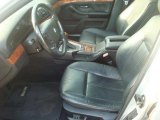 2002 BMW 5 Series 525i Wagon Black Interior
