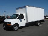 2010 Chevrolet Express Cutaway 3500 Commercial Moving Van Front 3/4 View