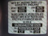 2007 XK Color Code for Lunar Grey Metallic - Color Code: LJZ