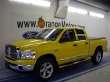 2007 Detonator Yellow Dodge Ram 1500 ST Quad Cab 4x4 #38412910