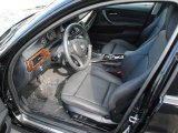 2009 BMW 3 Series 335i Sedan Black Interior