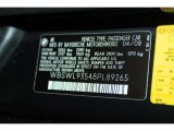 2008 BMW M3 Convertible Info Tag