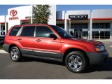 2003 Cayenne Red Pearl Subaru Forester 2.5 X #38474275
