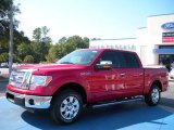2010 Red Candy Metallic Ford F150 Lariat SuperCrew #38474551