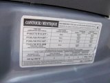 1999 Ford Contour SE Info Tag