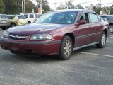2002 Dark Carmine Red Metallic Chevrolet Impala  #38474292